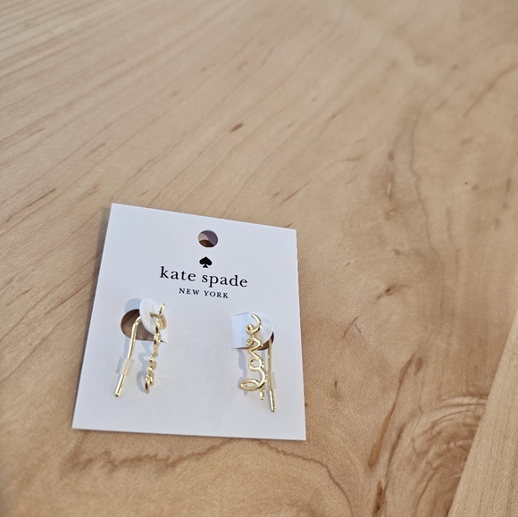 Kate Spade Say Yes Love Earrings - Picture 3 of 4